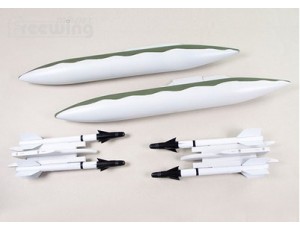 Freewing F-4D Phantom II Missiles & Pylons Set